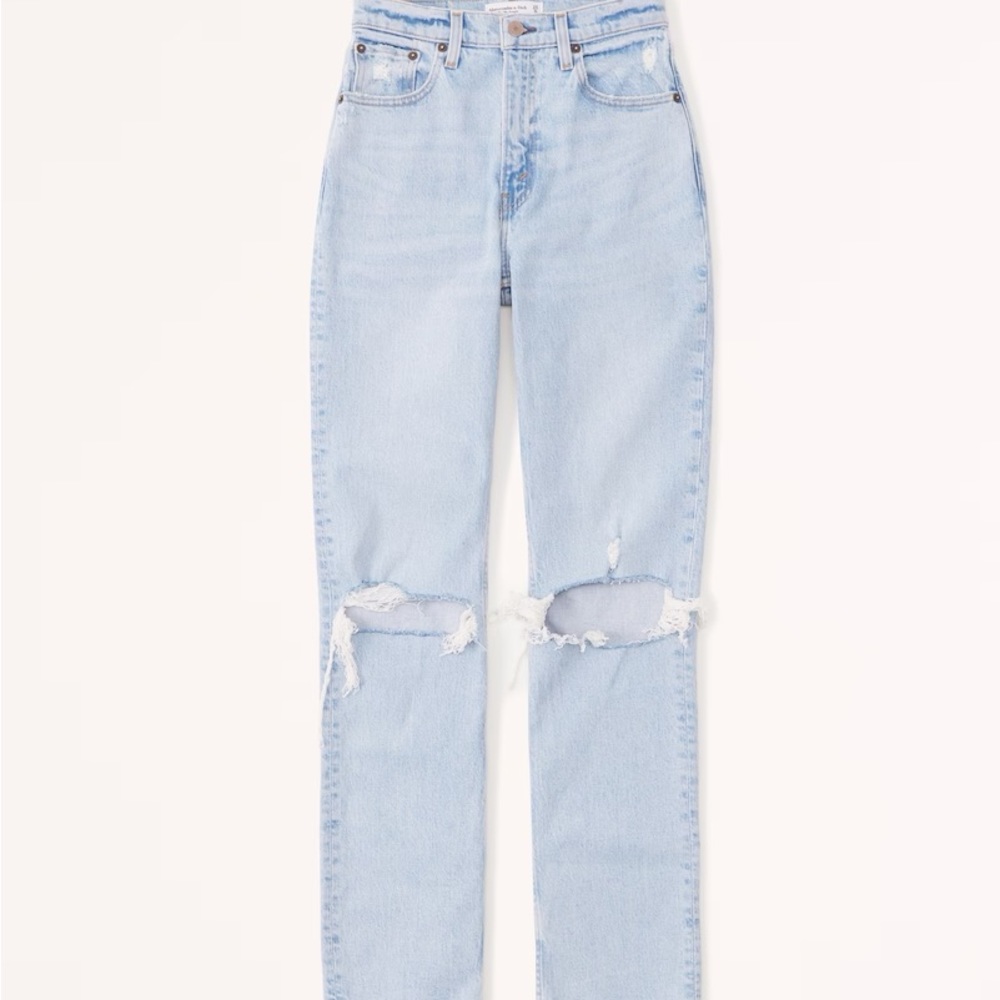 Abercrombie & Fitch The ‘90s Straight Ultra High Rise Jeans